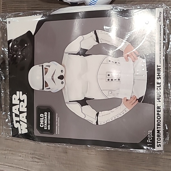 Star Wars Stormtrooper Kids Costume - White and Black - Picture 2 of 5